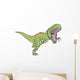 Running Cartoon Tyrannosaurus Wall Decal