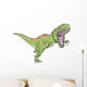 Running Cartoon Tyrannosaurus Wall Decal