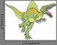 Spinosaurus Dinosaur Vector Illustration Wall Decal