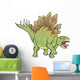 Stegosaurus Dinosaur Vector Illustration Wall Decal