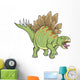 Stegosaurus Dinosaur Vector Illustration Wall Decal