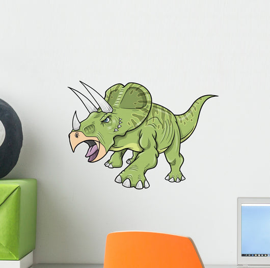 Triceratops Dinosaur Vector Wall Decal
