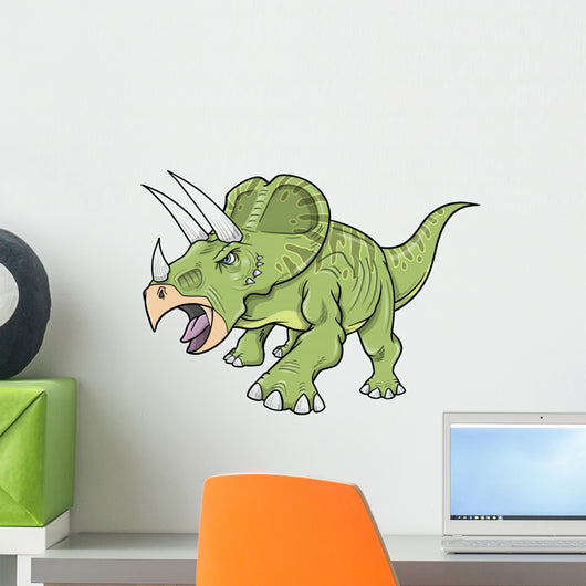 Triceratops Dinosaur Vector Wall Decal