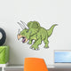 Triceratops Dinosaur Vector Wall Decal