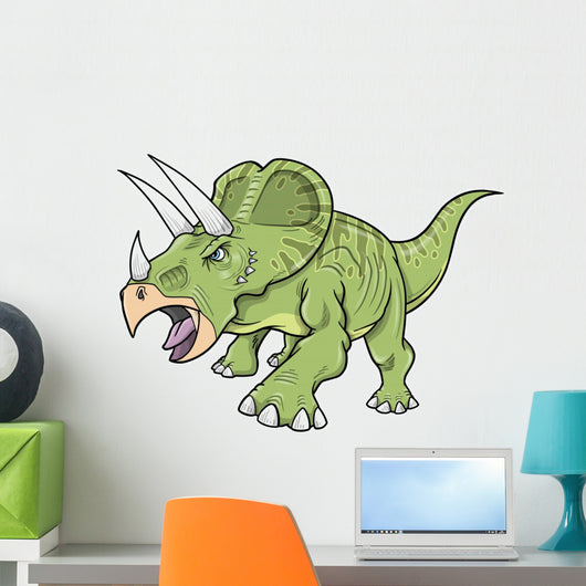 Triceratops Dinosaur Vector Wall Decal