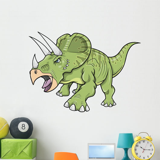 Triceratops Dinosaur Vector Wall Decal