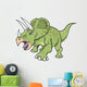 Triceratops Dinosaur Vector Wall Decal