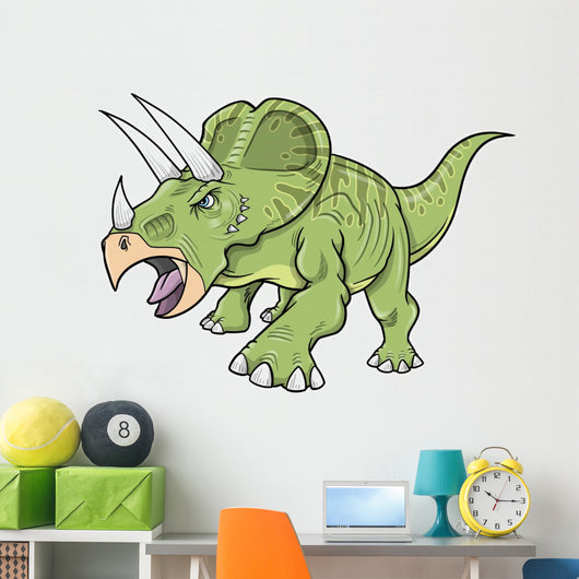 Triceratops Dinosaur Vector Wall Decal