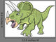 Triceratops Dinosaur Vector Wall Decal