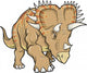 Triceratops Dinosaur Wall Decal