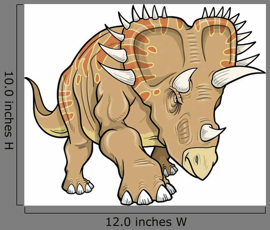 Triceratops Dinosaur Wall Decal
