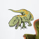 Green Cartoon Tyrannosaurus Wall Decal