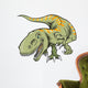 Green Cartoon Tyrannosaurus Wall Decal