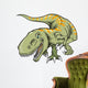 Green Cartoon Tyrannosaurus Wall Decal