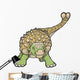 Ankylosaurus Dinosaur Vector Illustration Wall Decal