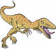 Raptor Dinosaur Wall Decal