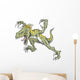 Raptor Dinosaur Vector Illustration Wall Decal
