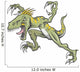 Raptor Dinosaur Vector Illustration Wall Decal