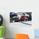 Red Snow Tractor Wall Decal