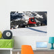 Red Snow Tractor Wall Decal
