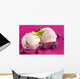 Two Scoops of Blueberry Ice Cream Wall Decal