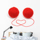 Red Yarn With Heart Wall Decal