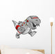 Robot Tyrannosaurus Dinosaur Wall Decal