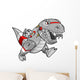 Robot Tyrannosaurus Dinosaur Wall Decal