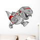 Robot Tyrannosaurus Dinosaur Wall Decal