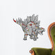 Robot Stegosaurus Dinosaur Wall Decal