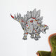 Robot Stegosaurus Dinosaur Wall Decal