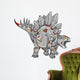 Robot Stegosaurus Dinosaur Wall Decal