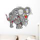 Robot Triceratops Dinosaur Wall Decal
