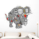 Robot Triceratops Dinosaur Wall Decal