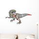 Running Robot Tyrannosaurus Dinosaur Vector Wall Decal
