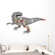 Running Robot Tyrannosaurus Dinosaur Vector Wall Decal