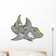 Robot Shark Wall Decal