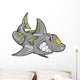 Robot Shark Wall Decal