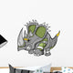 Robot Machine Triceratops Dinosaur Wall Decal