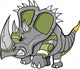 Robot Machine Triceratops Dinosaur Wall Decal