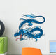Blue Chinese Dragon Wall Decal