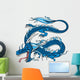 Blue Chinese Dragon Wall Decal