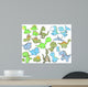 Cute Dinosaur Vector Illustration Wall Decal