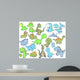 Cute Dinosaur Vector Illustration Wall Decal