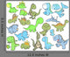 Cute Dinosaur Vector Illustration Wall Decal