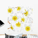 Tropical Flowers Seamless Pattern Wall Decal