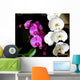 Orchides Parme Et Blanche Wall Decal