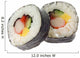 Futomaki Sushi Wall Decal