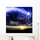 Starry Sky With Star Wall Decal