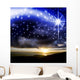 Starry Sky With Star Wall Decal